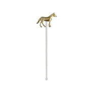Drink Plastic Stirrers Swizzle Sticks for Cocktails Coffee Reusable Racing Horse Straw for Coffee Beverage Party Bar Weddings Events